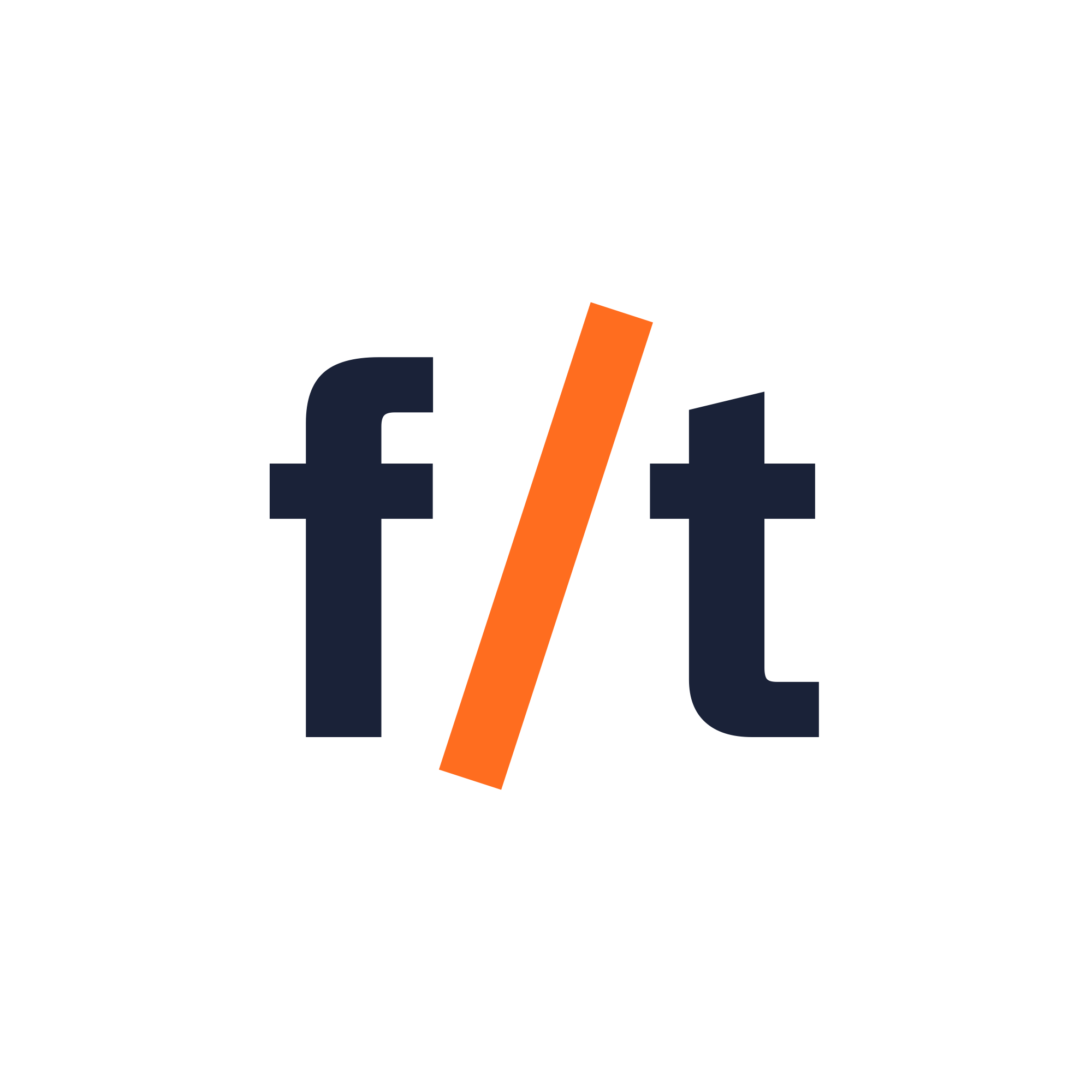Logo vertical de Fractitud, versión claro para fondos claros